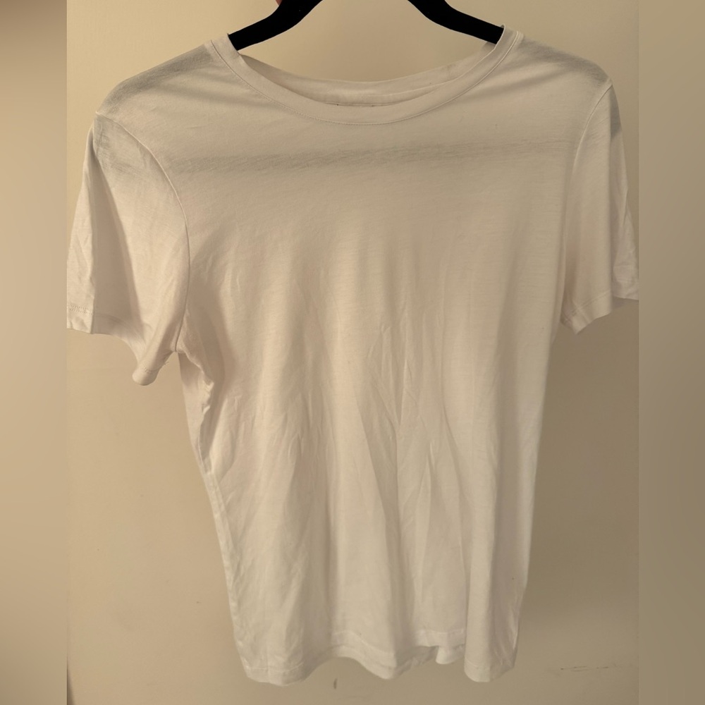 Club Monaco White Short Sleeve Tee